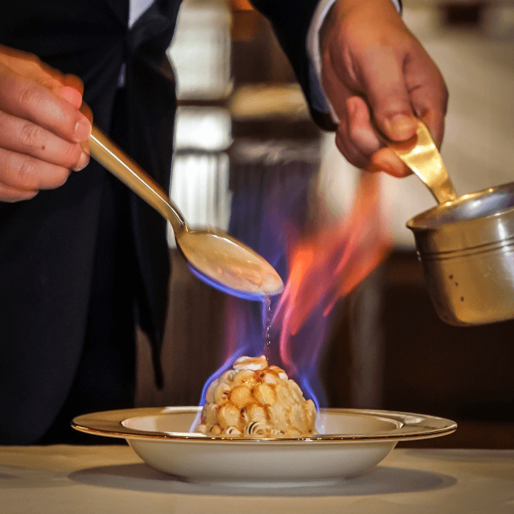 Baked Alaska at THE GRILL